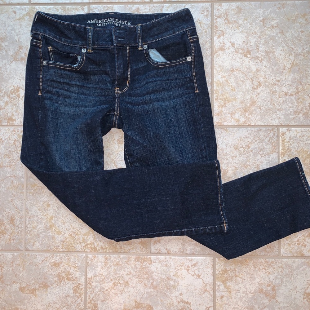 Artist Crop American Eagle Jeans-Size 8